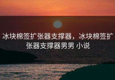 冰块棉签扩张器支撑器，冰块棉签扩张器支撑器男男 小说