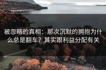 被忽略的真相：那次沉默的拥抱为什么总是翻车？其实跟利益分配有关